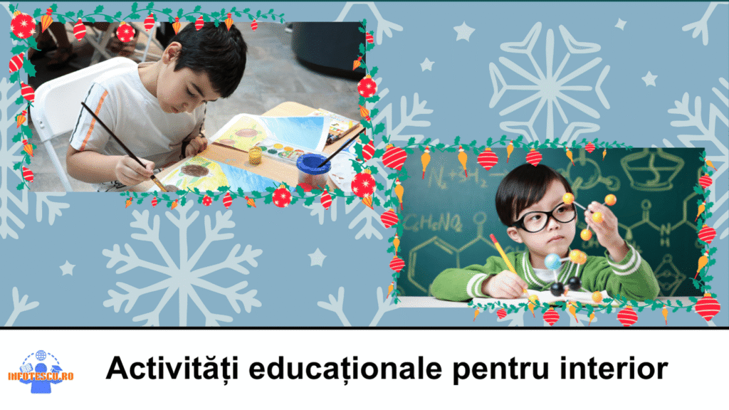 Activitati educationale de iarna pentru interior