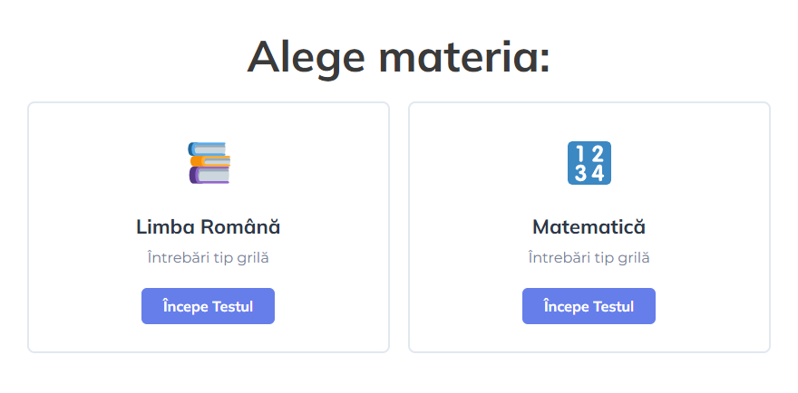 Subiecte Evaluare Națională 2027: Unde le găsești și cum le folosești 7 Infotescu.ro - teste grila pentru Evaluarea Nationala (captura de ecran)
